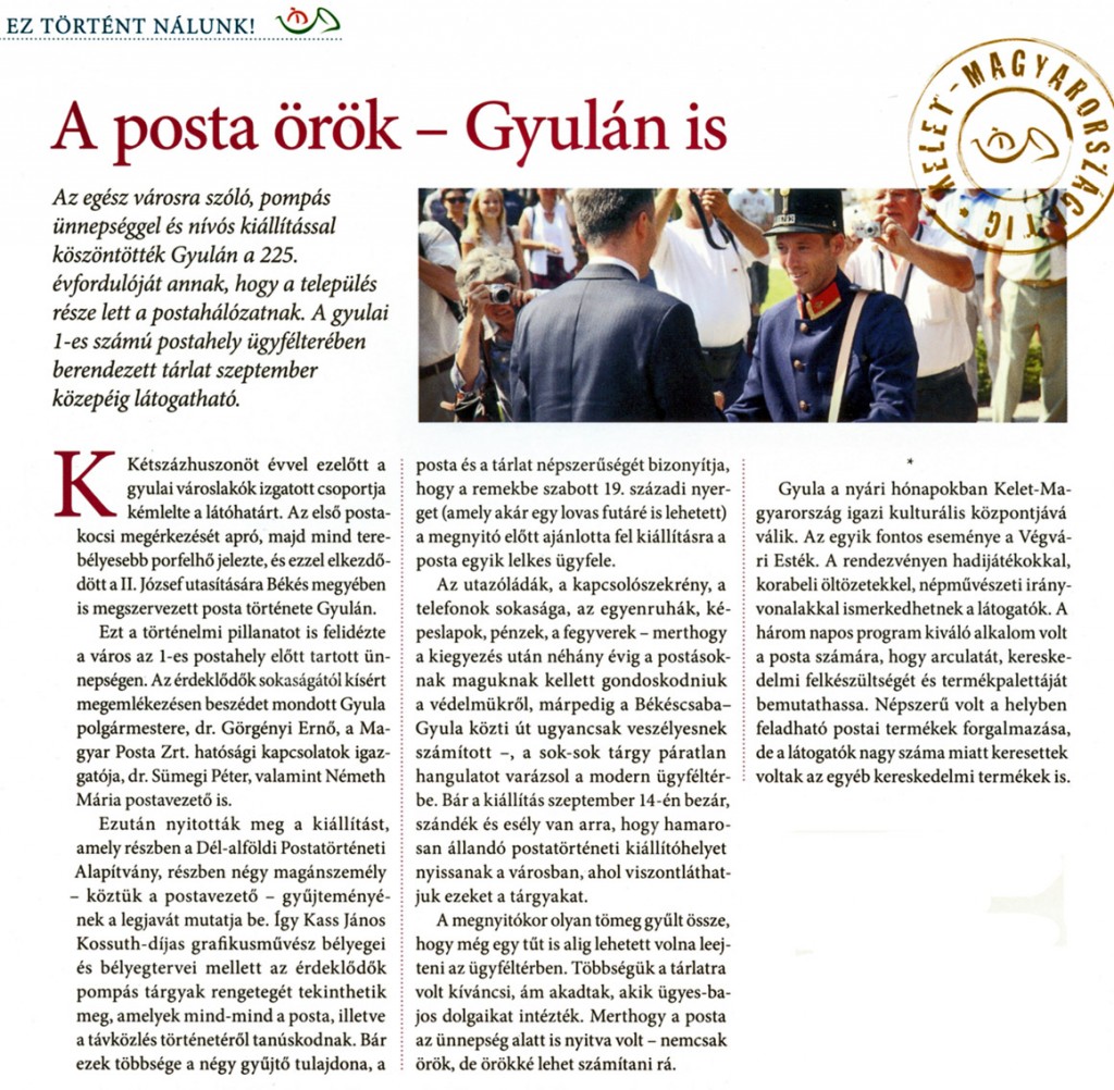 Postas-Magazin-2013-szeptember-Gyula-150px